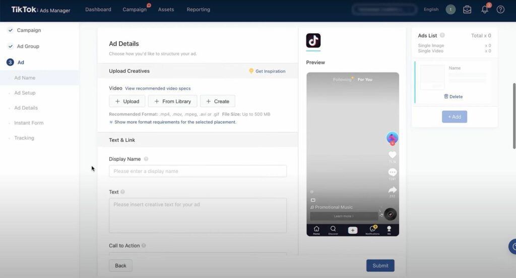 How to set up tiktok lead generation