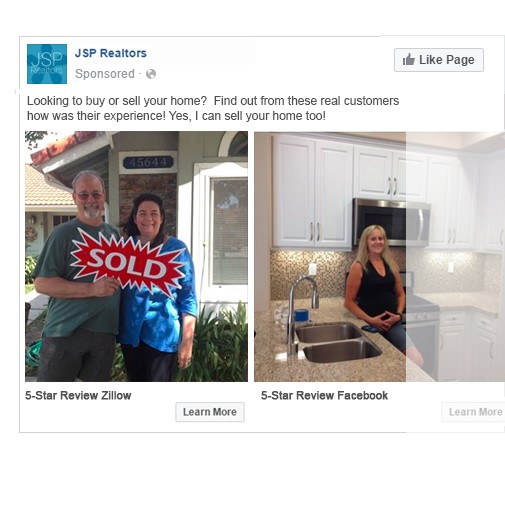  real estate Facebook ads examples