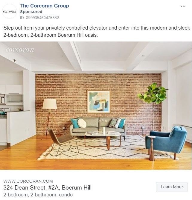 real estate Facebook ads examples