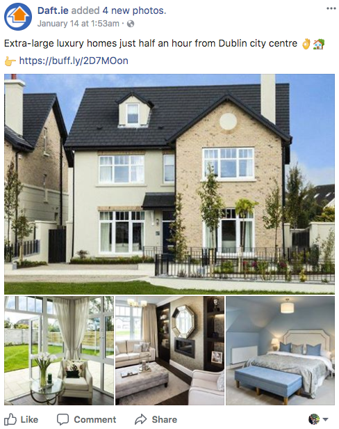 real estate facebook ad example