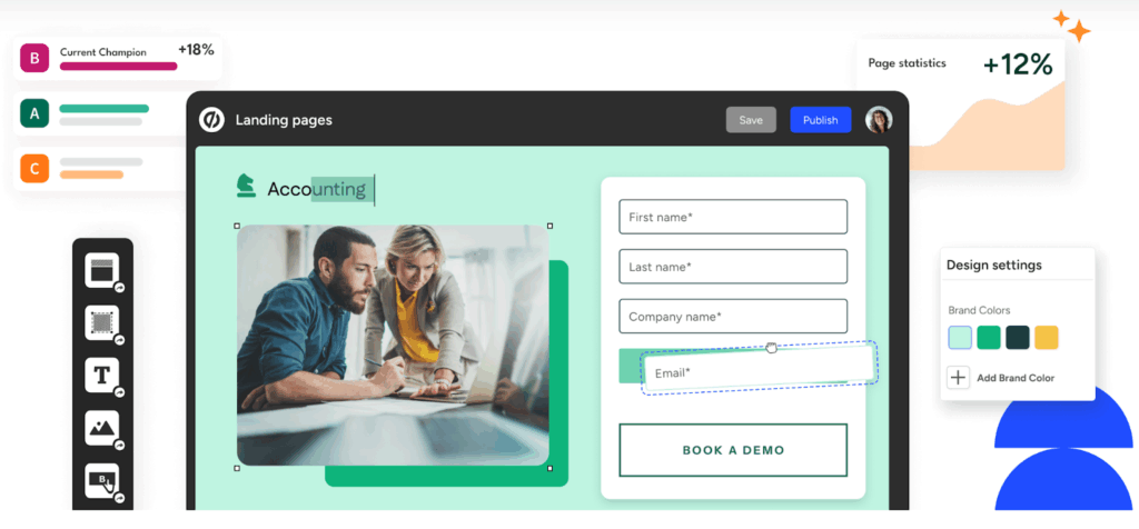 Ubounce as a top lead generation automation tools