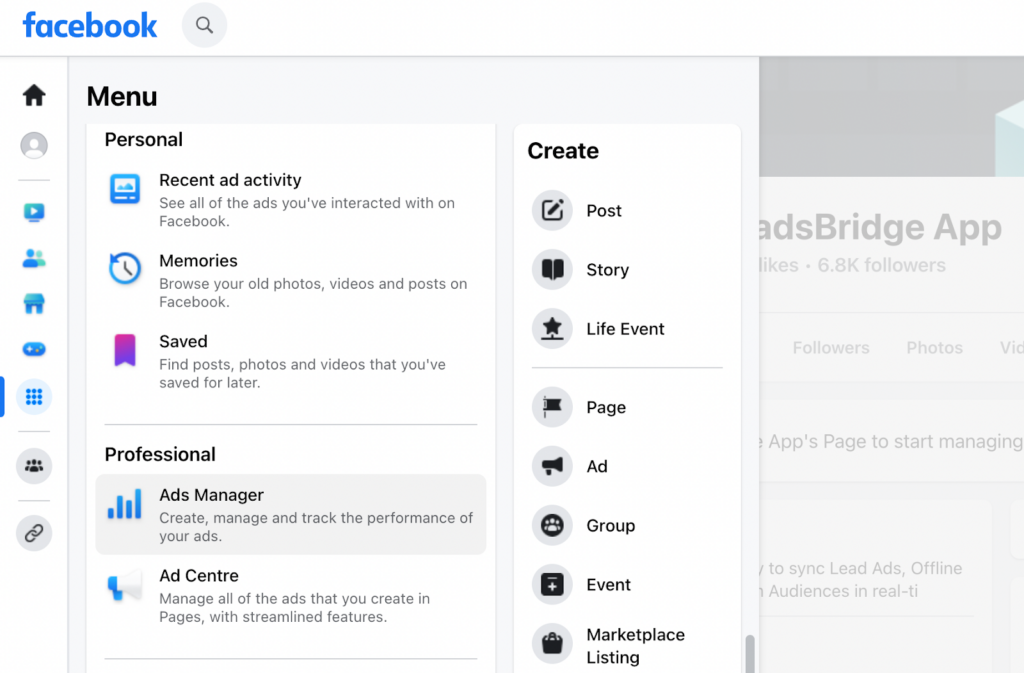 How to create Lead Ads from Meta Ads Manager: Log in to your Meta Ads account using your credentials. Then, Go to the Ads Manager. 