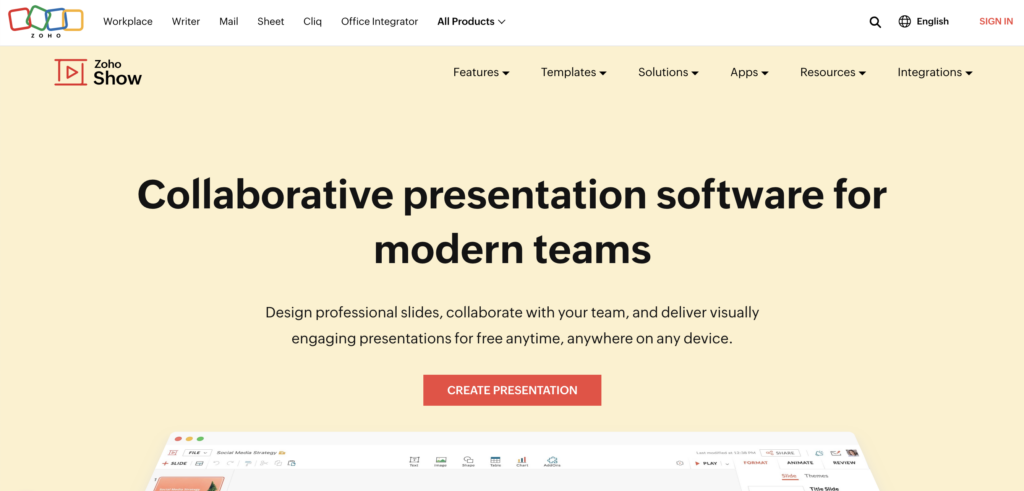 best product presentation app